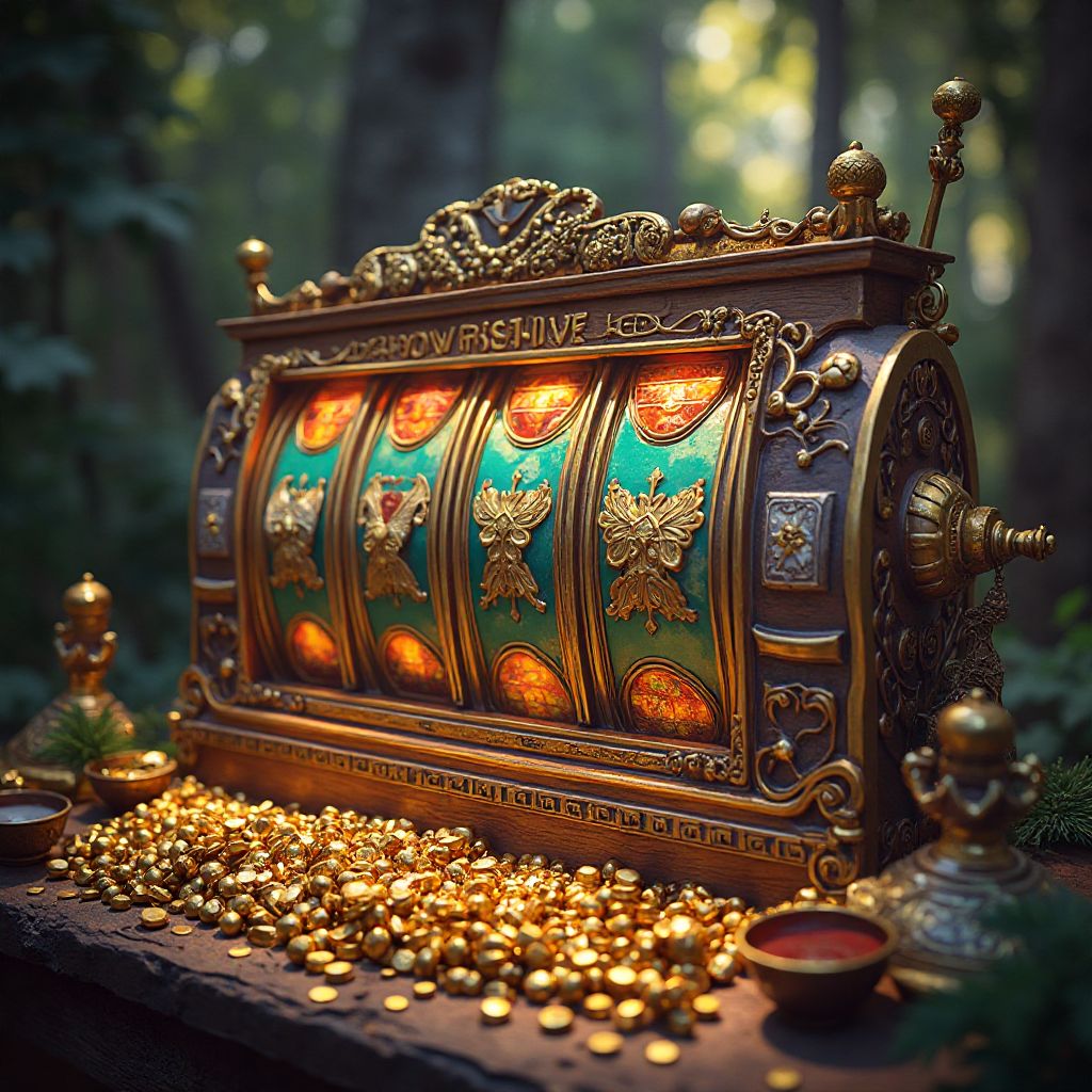 Shamrock-themed slot machine